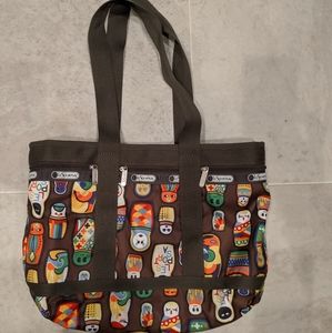 Lesportsac Matryoshka Russian Stacking Dolls Tote